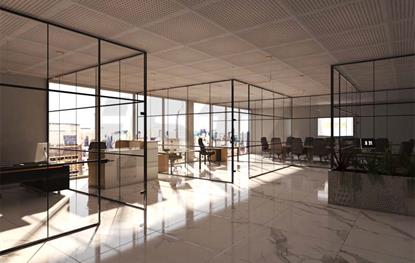 طراحی فضای اداری با پارتیشن بندی مناسب